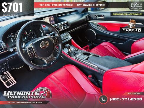 Used 2017 Lexus RC F w/ Premium Package RWD image 16