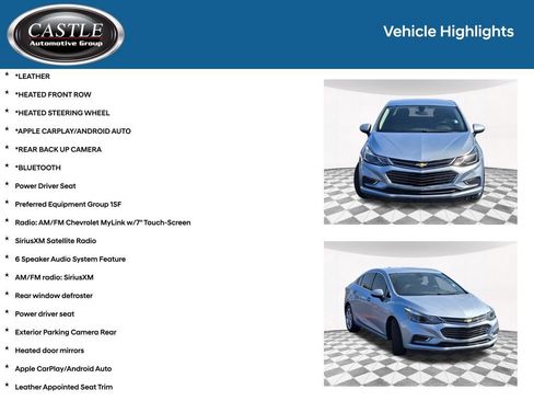 Used 2017 Chevrolet Cruze Premier FWD image 3