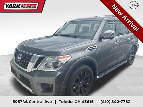 Used 2018 Nissan Armada Platinum w/ Captain Seat Package AWD/4WD image 1