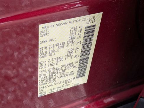 Used 2015 Nissan Murano SV image 33