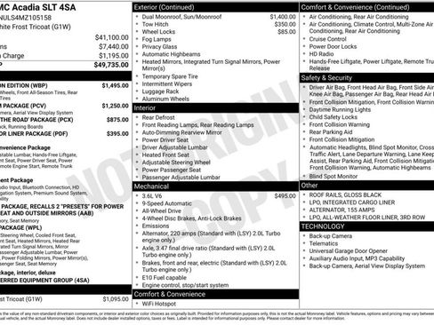 Used 2021 GMC Acadia SLT w/ Elevation Edition AWD/4WD image 6