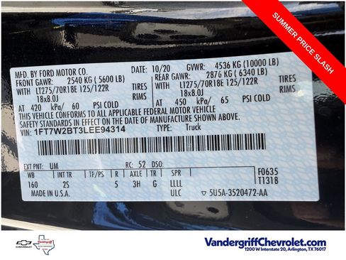 Used 2020 Ford F250 XLT w/ XLT Premium Package AWD/4WD image 28