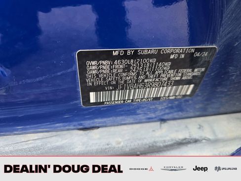 Used 2024 Subaru WRX Premium w/ Popular Package #2A AWD/4WD image 30