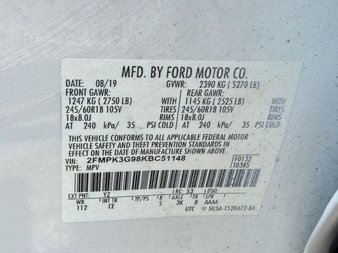 Used 2019 Ford Edge SE FWD image 24