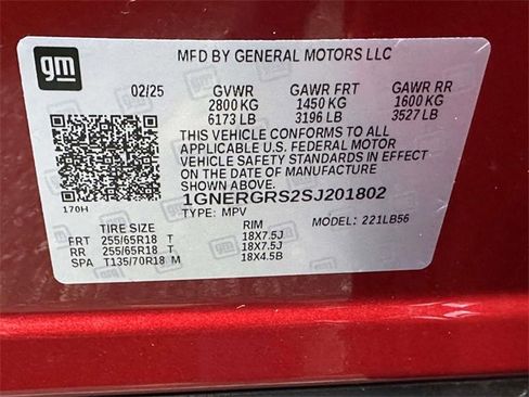 Certified 2025 Chevrolet Traverse LT w/ Driver Confidence Package image 34