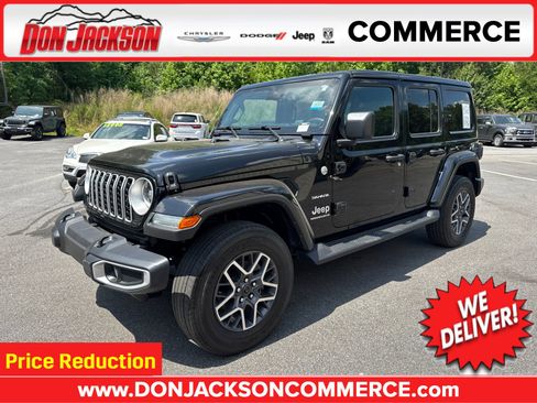 Used 2024 Jeep Wrangler Unlimited Sahara w/ Technology Group AWD/4WD image 1