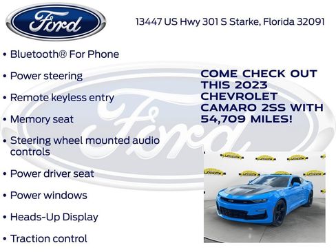 Used 2023 Chevrolet Camaro SS RWD image 27