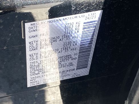 Certified 2023 INFINITI QX60 Luxe w/ Cargo Package FWD image 12