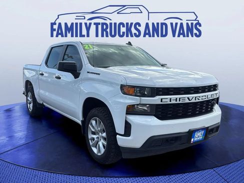 Used 2021 Chevrolet Silverado 1500 Custom w/ LPO, Dark Essentials Package AWD/4WD image 7