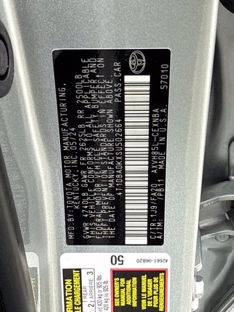 Used 2025 Toyota Camry LE w/ Convenience Package AWD/4WD image 24