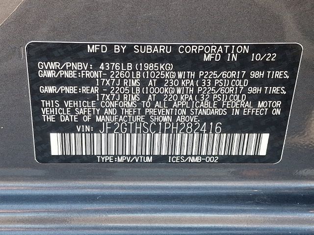 Certified 2023 Subaru Crosstrek 2.5i Sport AWD/4WD image 27