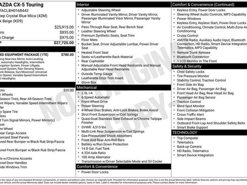 Used 2017 MAZDA CX-5 Touring w/ Preferred Equipment Package image 3