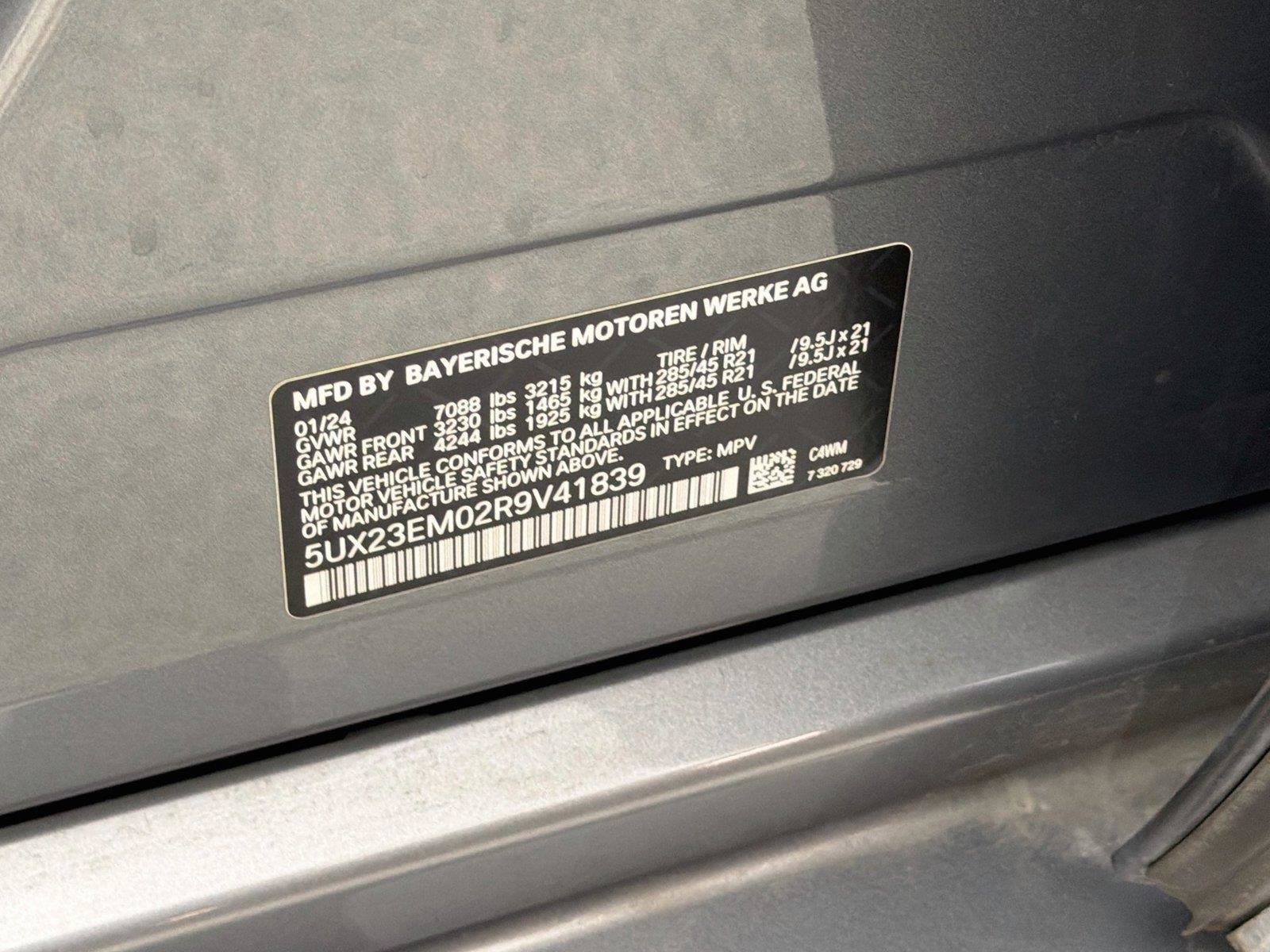 Used 2024 BMW X7 xDrive40i w/ Climate Comfort Package AWD/4WD image 33