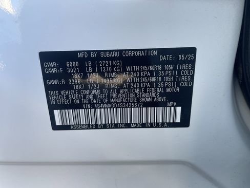 Certified 2025 Subaru Ascent Premium image 25