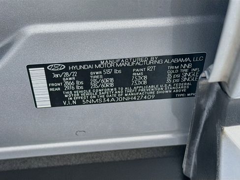 Used 2022 Hyundai Santa Fe SEL w/ Convenience + Premium Package FWD image 36