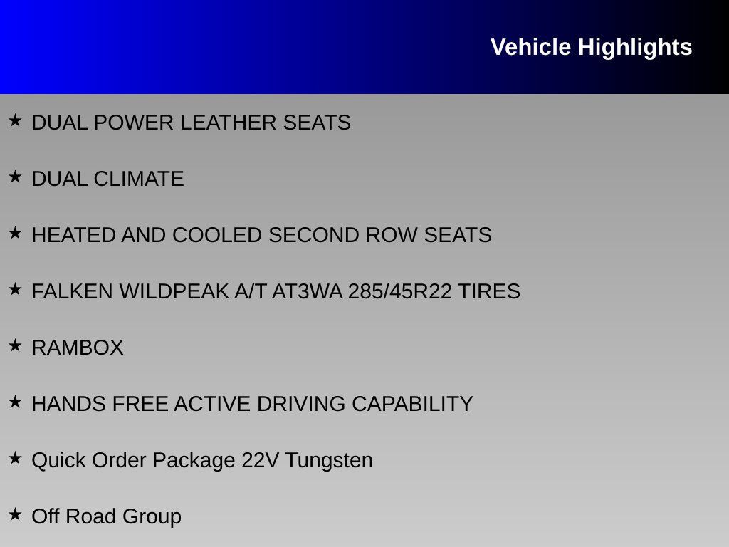 Used 2026 RAM 1500 Tungsten w/ Off-Road Group AWD/4WD image 16
