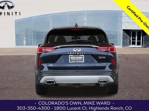 Certified 2021 INFINITI QX50 Autograph w/ Premium White Leather Package image 4