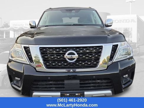 Used 2018 Nissan Armada Platinum w/ Captain Seat Package RWD image 2