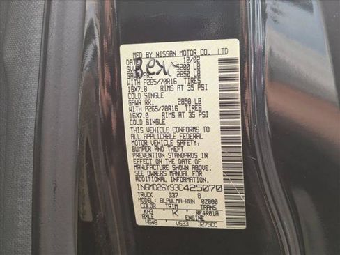 Used 2003 Nissan Frontier SVE AWD/4WD image 22