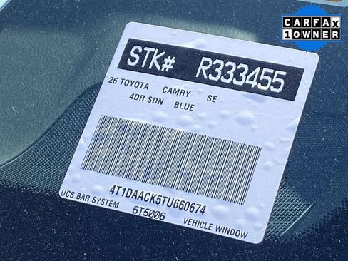 Certified 2026 Toyota Camry SE w/ Convenience Package image 37