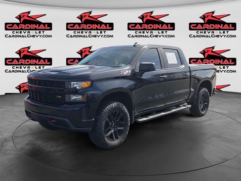 Used 2021 Chevrolet Silverado 1500 Custom Trail Boss w/ LPO, Dark Essentials Package AWD/4WD image 7