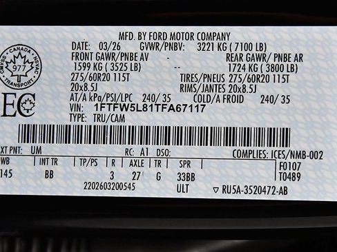 Used 2026 Ford F150 Lariat AWD/4WD image 16