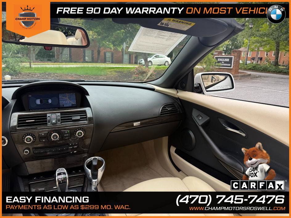Used 2009 BMW 650i Convertible RWD image 26