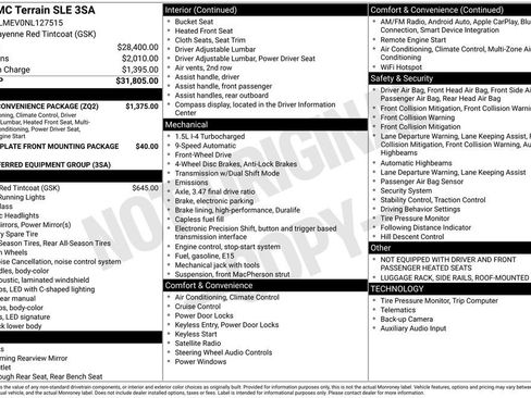 Used 2022 GMC Terrain SLE w/ Driver Convenience Package FWD image 5