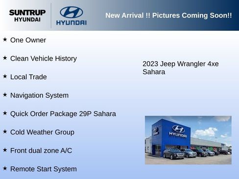 Used 2023 Jeep Wrangler Unlimited Sahara w/ Cold Weather Group AWD/4WD image 3