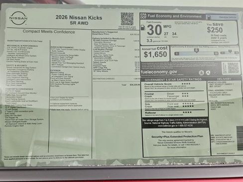 New 2026 Nissan Kicks SR w/ SR Premium Package image 34