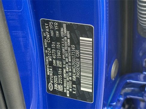 New 2025 Hyundai Elantra Blue image 28