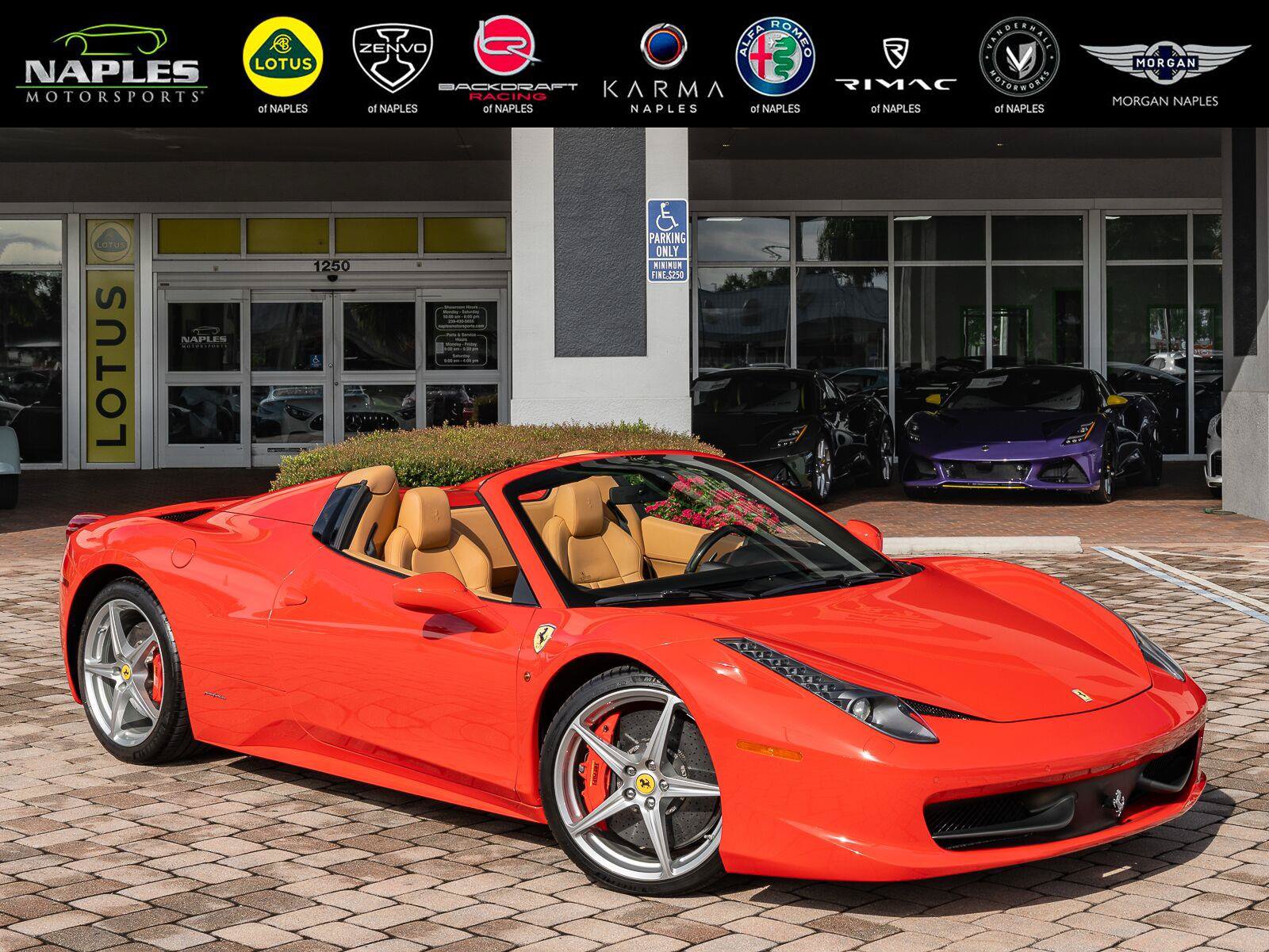 Used 2014 Ferrari 458 Spider RWD image 1