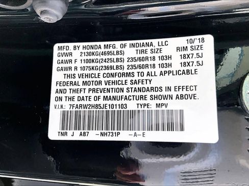 Certified 2018 Honda CR-V EX-L image 35