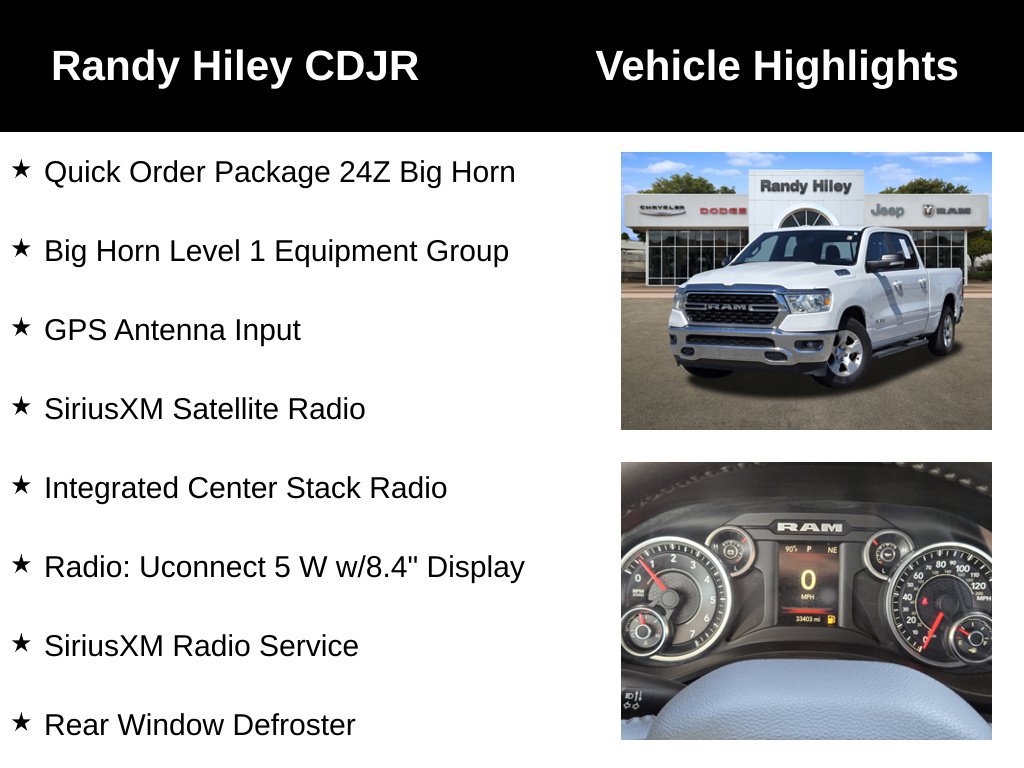 Used 2022 RAM 1500 Big Horn RWD image 5
