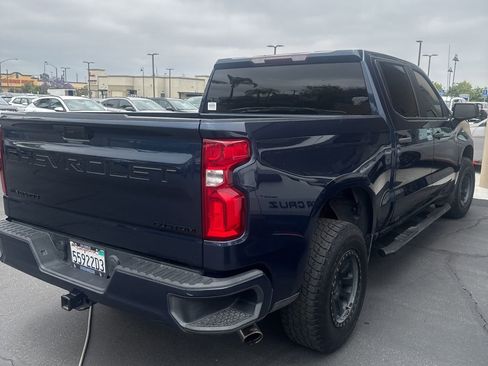 Used 2021 Chevrolet Silverado 1500 Custom w/ LPO, Dark Essentials Package RWD image 4