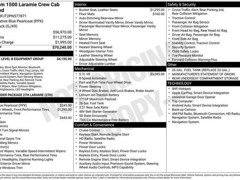 Certified 2023 RAM 1500 Laramie AWD/4WD image 31