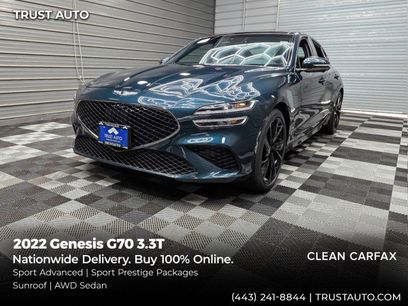 Used 2022 Genesis G70 3.3T w/ Sport Prestige Package