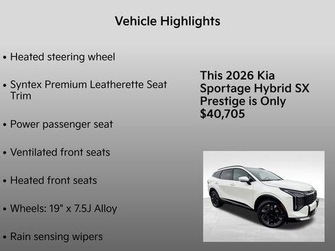 New 2026 Kia Sportage SX Prestige image 10