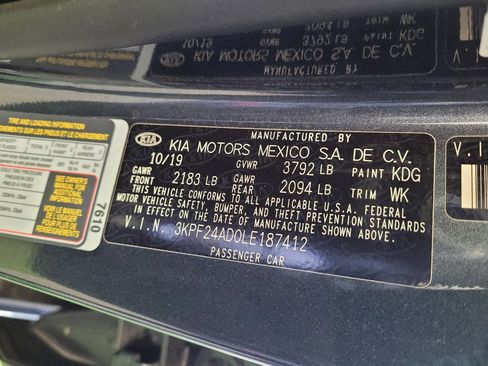 Used 2020 Kia Forte LXS FWD image 33