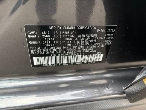 Certified 2026 Subaru Crosstrek 2.5i Sport AWD/4WD image 9