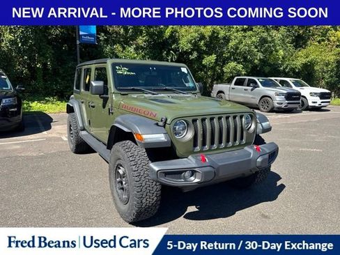 Used 2021 Jeep Wrangler Unlimited Rubicon w/ Xtreme Recon 35" Tire Package AWD/4WD image 1