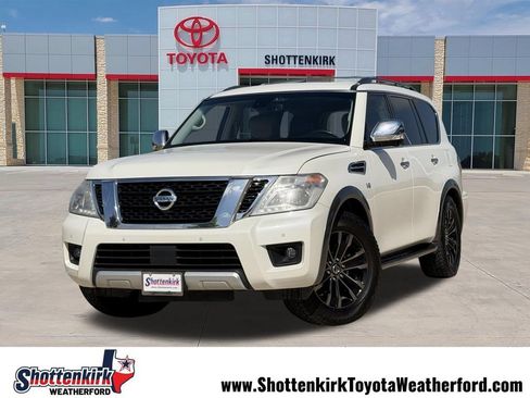 Used 2017 Nissan Armada Platinum w/ Captain Seat Package RWD image 1