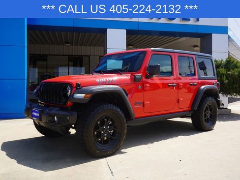 Used 2025 Jeep Wrangler Unlimited Sport S 4xe AWD/4WD image 1