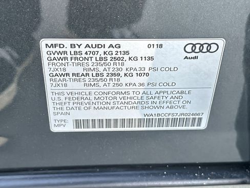 Used 2018 Audi Q3 2.0T Premium w/ Convenience Package image 27