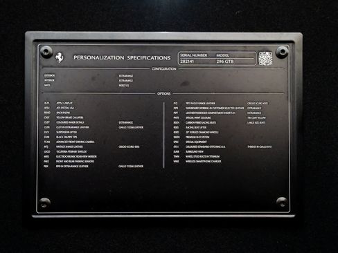 Certified 2022 Ferrari 296 GTB image 28