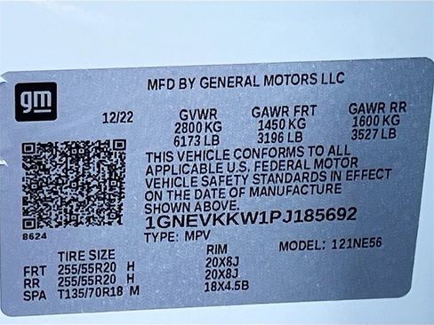 Used 2023 Chevrolet Traverse Premier w/ LPO, Floor Liner Package image 34