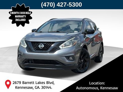 Used 2018 Nissan Murano SL w/ Midnight Edition Package FWD image 1