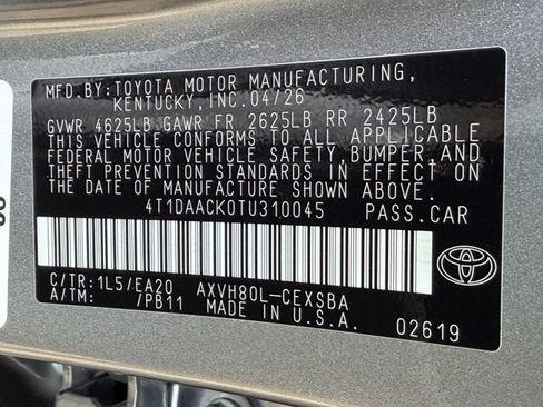 New 2026 Toyota Camry SE FWD image 26