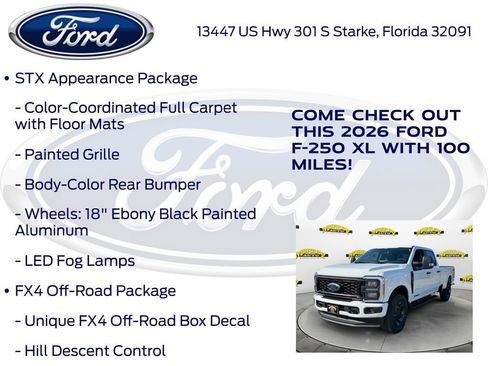 New 2026 Ford F250 XL w/ STX Appearance Package image 15