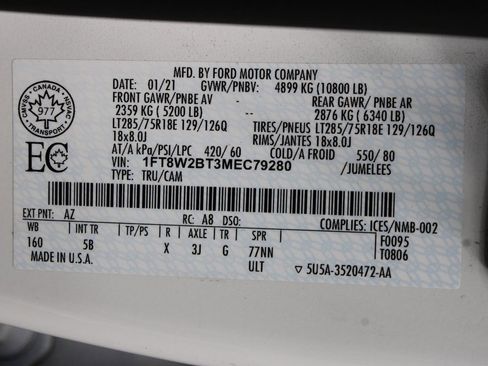 Used 2021 Ford F250 Lariat w/ Tremor Off-Road Package image 70